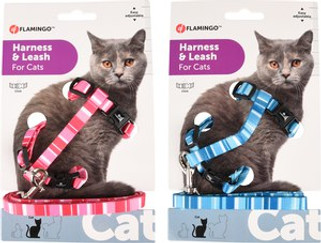 Flamingo f-560928 - Ensemble Harnais et Laisse Sécurisé pour Chat
