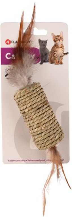 Flamingo f-560906 - Jouet Amusant pour Chat avec Rattle et Plumes