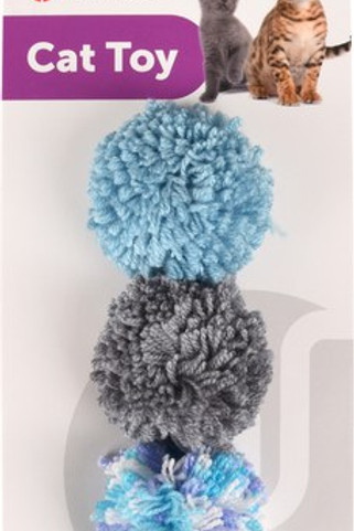 Flamingo f-560967 - Colorful Wool Ball Toy for Cats