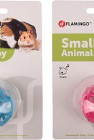 Flamingo f-210267 - Balle Amusante pour Rongeurs avec Son