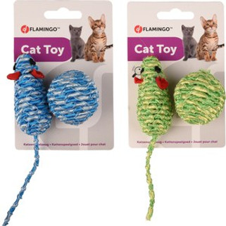 Flamingo f-560903 - Jouet Amusant Balle Clochette pour Chat