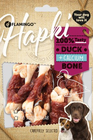 Flamingo f-520271 - Friandises Os de calcium avec canard
