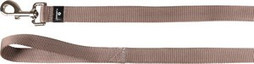 Flamingo f-520240 - Ziggi Taupe Nylon Dog Leash with Secure Grip