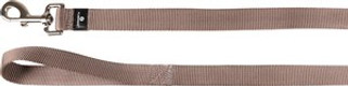 Flamingo f-520240 - Laisse Taupe en Nylon Ziggi Collection