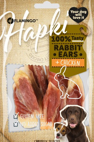 Flamingo f-520277 - Friandises Oreilles de lapin avec poulet