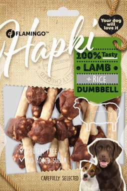 Flamingo f-520263 - Friandises Haltère Agneau & Riz