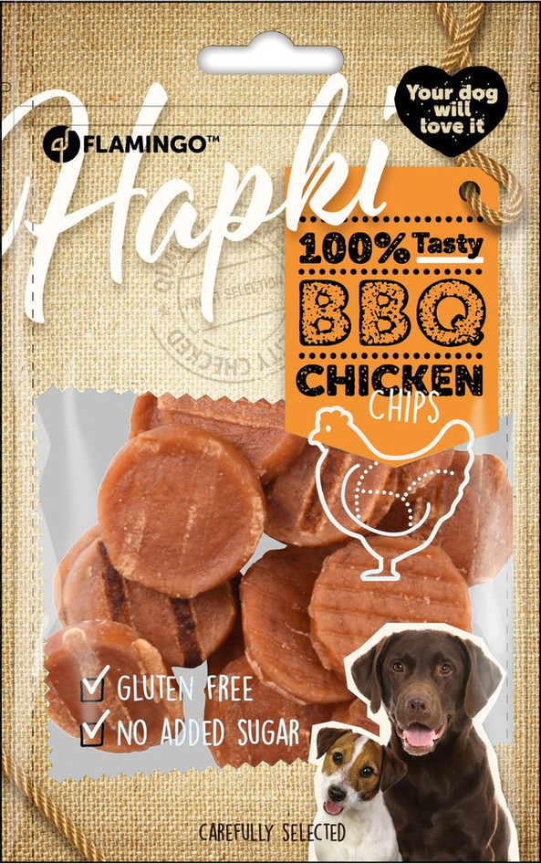 Flamingo f-520258 - Friandises Grillé au barbecue Chips avec poulet