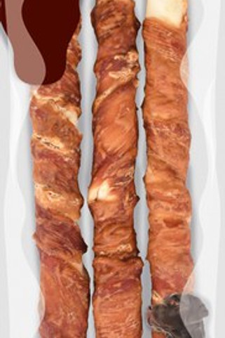 Flamingo f-520291 - Friandises Bâtonavec canard 28cm 90-95gr / 3 pcs 280gr