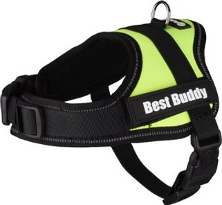 Flamingo f-520345 - Harnais Sécurité Fluo Confortable pour Chiens