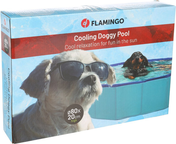 Flamingo f-520348 - Foldable Dog Pool for Refreshing Summer Fun