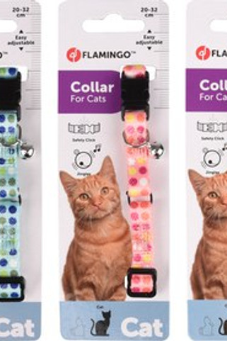 Flamingo f-561028 - Collier Sécurisé Sarina pour Chat avec Clochette