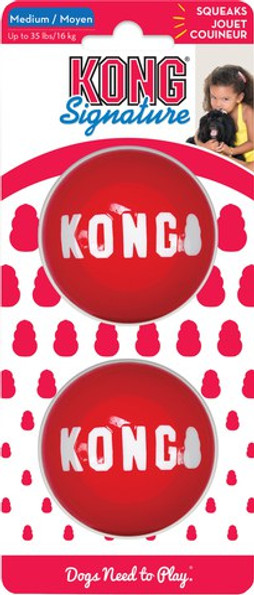Kong® f-520488 - Balle Rouge Résistante Kong pour Chiens