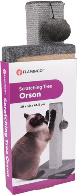 Flamingo f-561048 - Orson Compact Cat Scratching Post with Play Ball