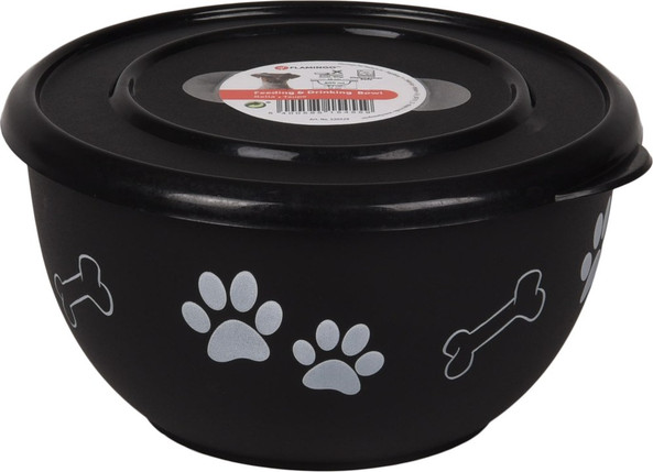 Flamingo f-520529 - Gamelle pour la nourriture et l'eau avec couvercle Rond