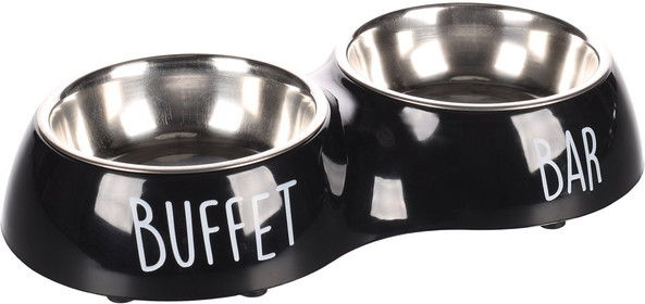 Flamingo f-520523 - Gamelle pour la nourriture et l'eau Duo Dinner