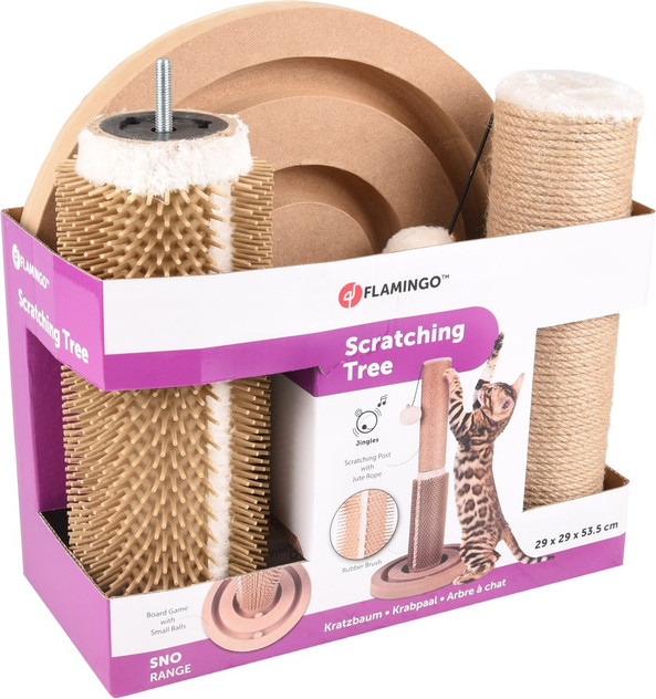 Flamingo f-561098 - Arbre à Chat Ayla Luxe avec Circuit de Jeu