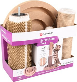 Flamingo f-561098 - Arbre à Chat Ayla Luxe avec Circuit de Jeu