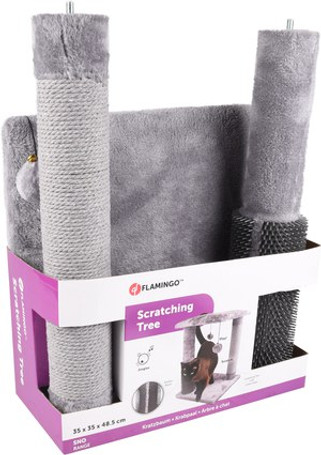 Flamingo f-561096 - Ultimate Comfort Grey Cat Tree with Massage Surface