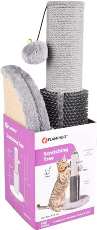 Flamingo f-561094 - Ultimate Comfort Grey Cat Tree with Massage Surface