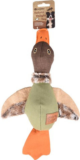 Flamingo f-520649 - Interactive Duck Dog Toy with Whistle and Rustle