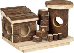 Flamingo f-210312 - Maison de Jeu pour Hamsters Sécurisée et Amusante