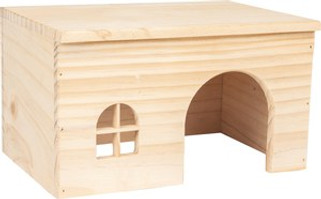 Flamingo f-210306 - Cozy Wooden Hideaway for Small Rodents
