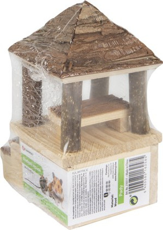 Flamingo f-210311 - Wooden Hamster Temple Playhouse with Shelter