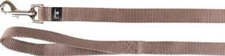 Flamingo f-520684 - Laisse Ziggi en Nylon Taupe Résistante