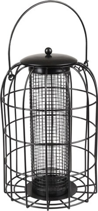 Flamingo f-110355 - Mangeoire Silo pour Oiseaux en Métal Résistant