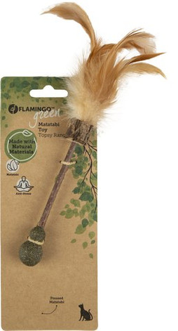 Flamingo f-561129 - Jouet Interactif Balle et Bâton pour Animaux