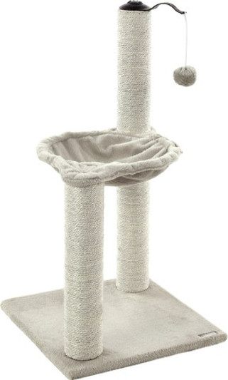 Flamingo f-561149 - Arbre à Chat Amanda Gris avec Hamac et Balle de Jeu