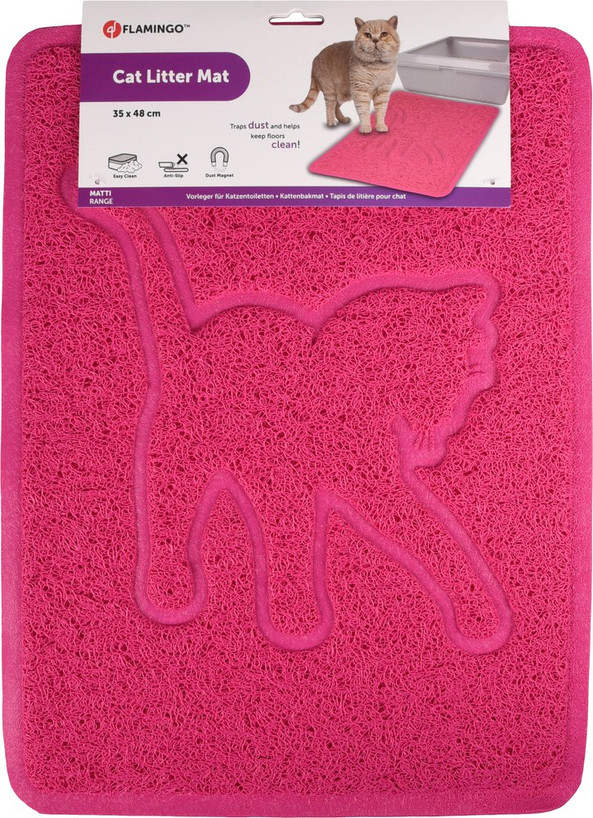 Flamingo f-561145 - Tapis de bac à litière Rosie Fuchsia