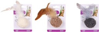 Flamingo f-561176 - Balle de Jeu Douce pour Chats Curieux