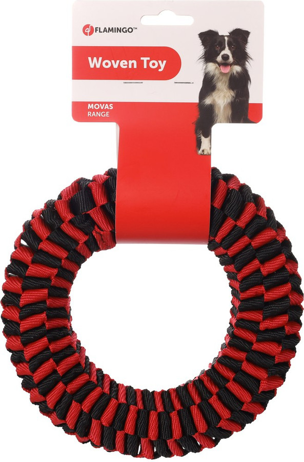 Flamingo f-521061 - Jouet Corde à tirer Bâton Tissé avec balle