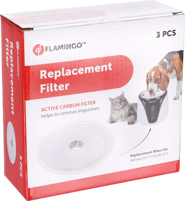 Flamingo f-561221 - Filtre distributeur automatique d'eau Rond