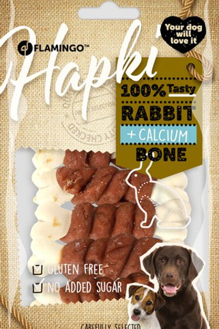 Flamingo f-521124 - Friandises Os de calcium avec lapin