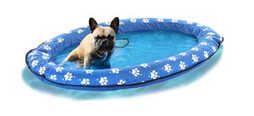 Flamingo f-521369 - Lit Flottant pour Chiens Amateurs de Natation