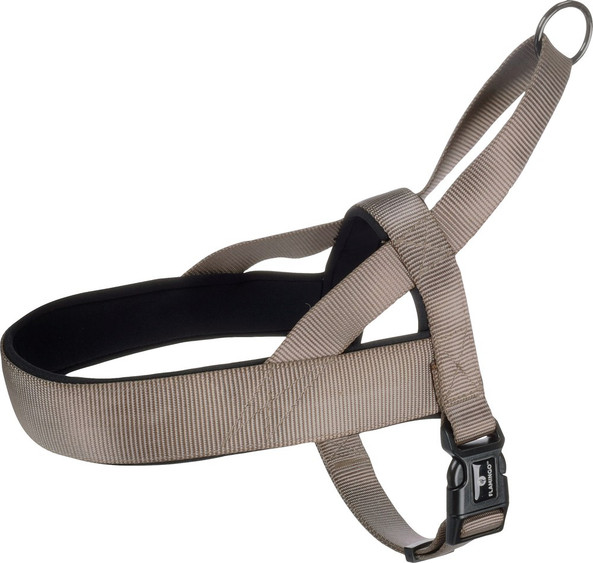 Flamingo f-521503 - Harnais Confortable Abbi Taupe pour Chiens Actifs