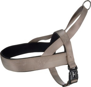 Flamingo f-521503 - Harnais Confortable Abbi Taupe pour Chiens Actifs