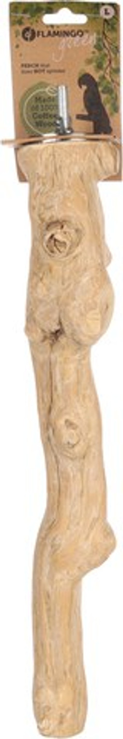Flamingo f-110414 - Perchoir Écologique en Bois de Café Naturel