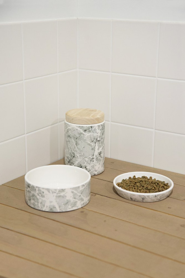 Flamingo f-521567 - Gamelle pour la nourriture et l'eau Rond clair