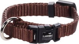 Flamingo f-521586 - Ziggi Adjustable Nylon Dog Collar with Safety Latch