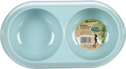 Flamingo f-521592 - Gamelle pour la nourriture et leau Combo Ovale clair