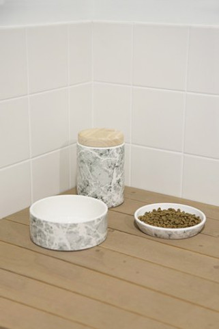 Flamingo f-561279 - Gamelle pour la nourriture et leau Rond clair