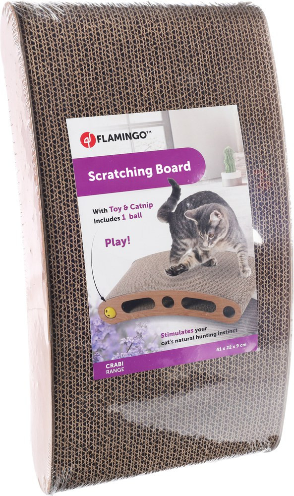 Flamingo f-561291 - Jouet Griffoir Crabi Brug pour Chat