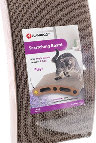 Flamingo f-561291 - Jouet Griffoir Crabi Brug pour Chat