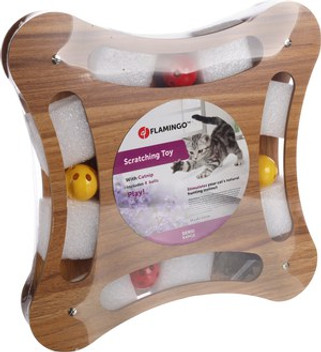 Flamingo f-561286 - Jouet à grifferCarré avec balle