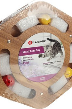 Flamingo f-561287 - Jouet à grifferHexagone avec balle