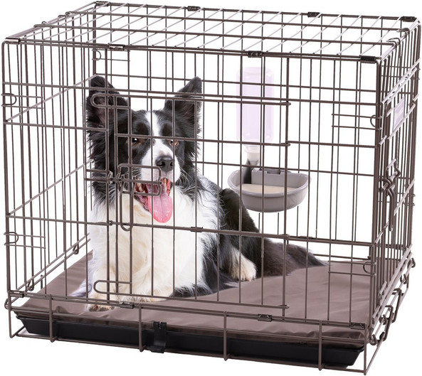 Flamingo f-521648 - Bol d'Eau Anti-Débordement pour Caisse de Chien