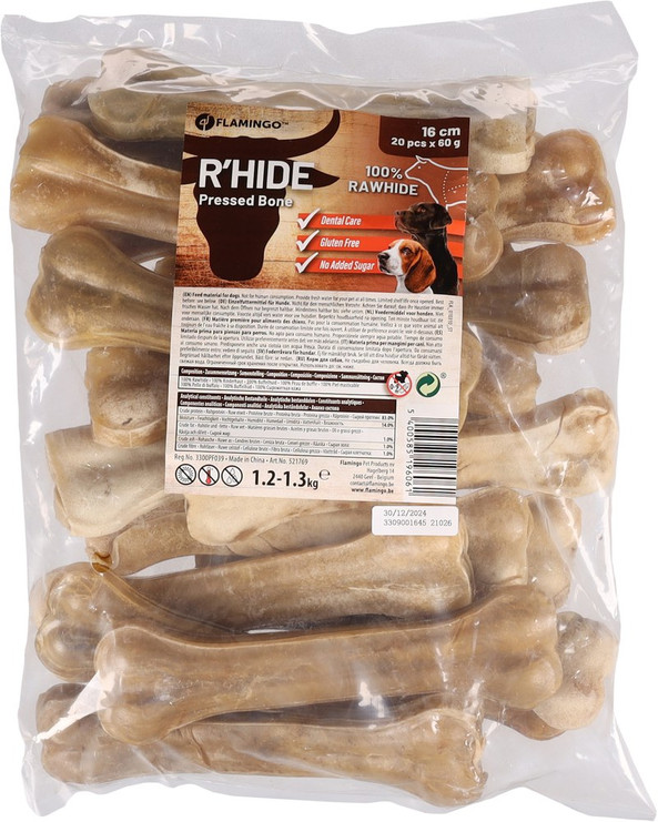 Flamingo f-521769 - Friandises Os16cm 60-65gr / 20 pcs 1,2-1,3kg